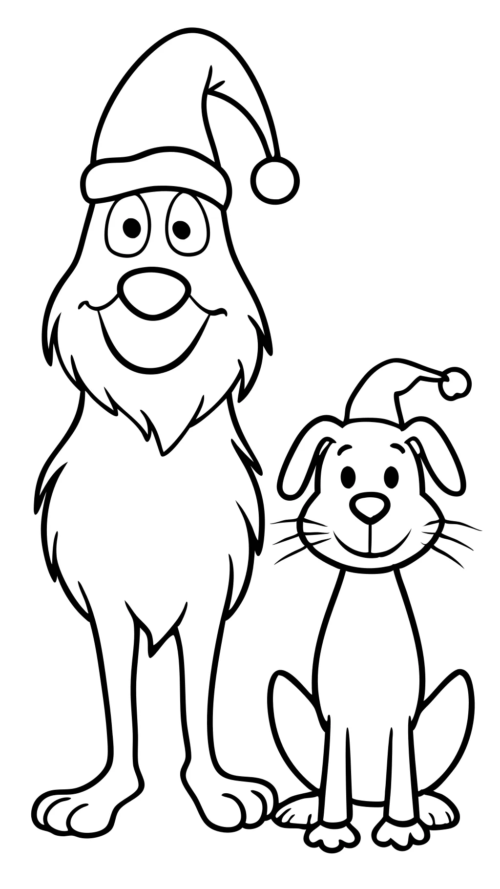 grinch coloring page draw max simple grinch drawing